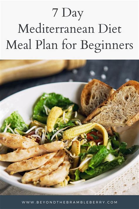 7 Day Mediterranean Diet Meal Plan For Beginners Mediterranean Diet