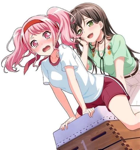 Bandori Bang Dream Anime Cute Afterglow Pastel Pallets Roselia Hello