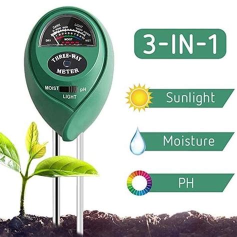 Sph Compteur De Sol En Humidit Lumi Re Ph Avec Sondes