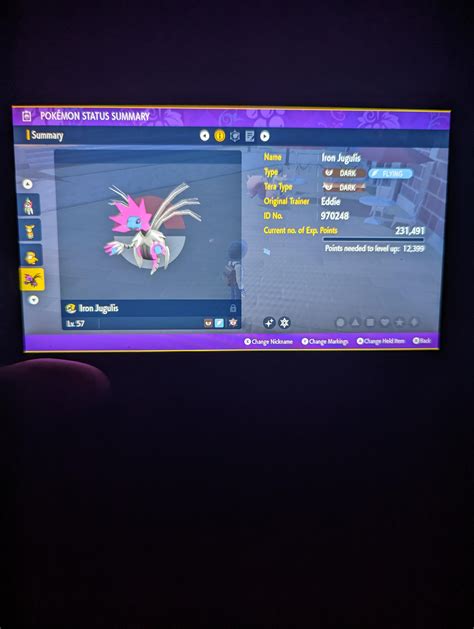 [lf] Shiny Flutter Mane With Mark [ft] Shiny Iron Jugulis With Sleepy Time Mark R