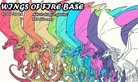 Wings Of Fire Base By Ink Aroo On Deviantart