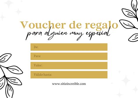 Introducir 65 Imagen Modelo De Voucher De Regalo Abzlocal Mx