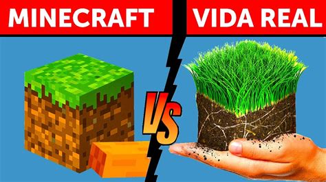 Minecraft Vs Vida Real Incre Ble Youtube