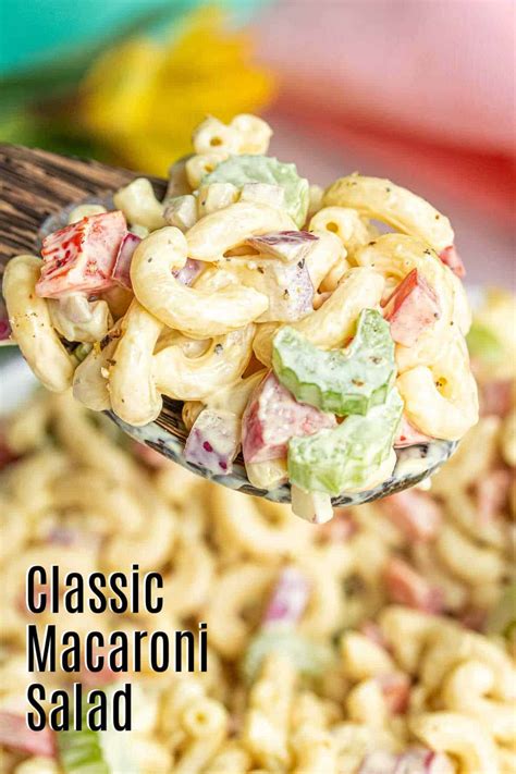 Classic Macaroni Salad Recipe Home Made Interest