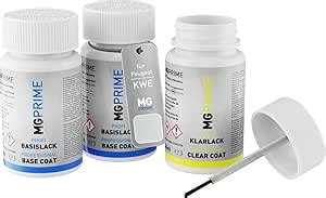 MG PRIME Car Paint Touch Up Pen Set For Peugeot KWE Blanc Nacre Pearl