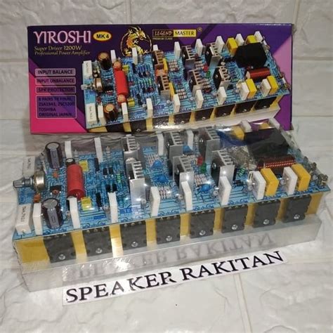 Jual Kit Power Amplifier Yiroshi Mk Plus Tr Final Watt Di Lapak