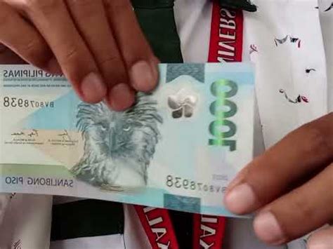 Features Of 1000 Peso Polymer Banknote YouTube