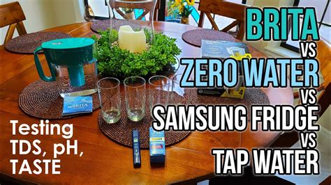 Brita Water Filter Versus Zerowater Filter Which Is The Best Youtube