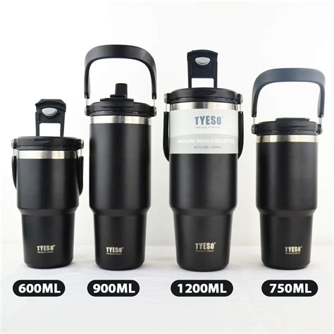 Original Tyeso Insulated Vacuum Tumbler Stainless Steel Mug Bottle With