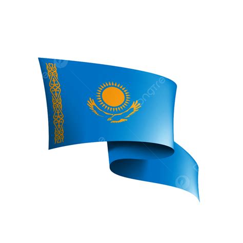 Nations Flags Clipart Transparent Background Kazakhstan National Flag