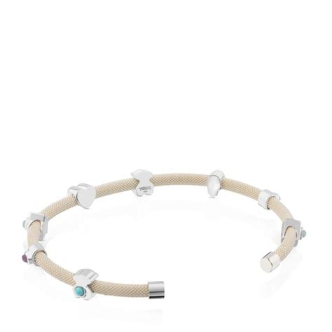 Pulsera De Plata Con Gemas Super Power TOUS