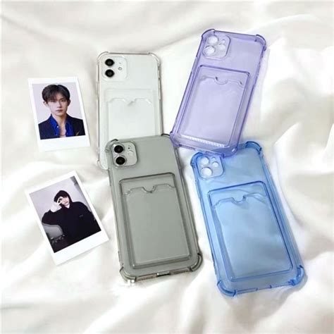 Jual Card Holder Soft Casing Hp Oppo Reno 11f A60 A16 A17 A15 A53 A54