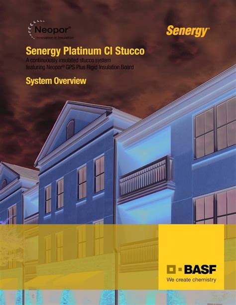 Pdf Senergy Platinum Ci Stucco System Overview Description Senergy