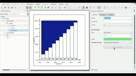 Histogram In Labplot Kde Edu Youtube