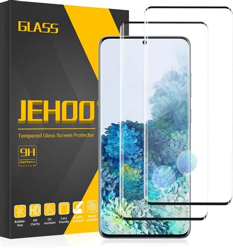 Jehoo [2 Pièces] Verre Trempé Pour Samsung Galaxy S20 Plus Protection