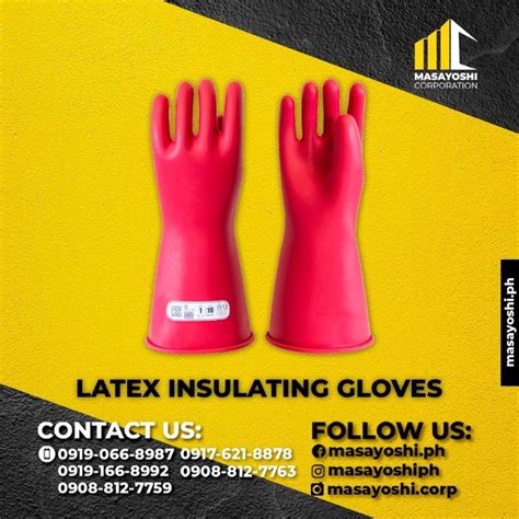 CATU Latex Electrical Insulating Gloves CG 1 NR Hand Gloves