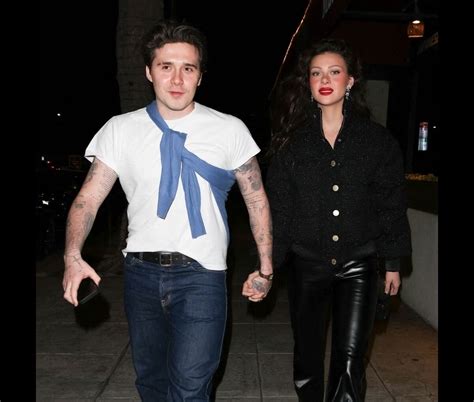 Photo Brooklyn Beckham et sa femme Nicola Peltz sont allés dîner en