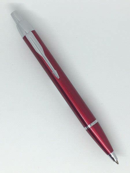 Jual Pulpen Parker Im Merah Ballpoint Crome Trim Klip Silver Di Lapak