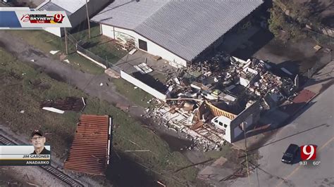 Jim Gardner Flies Over Storm Damage In Bob Mills Skynews