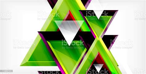 Triangle Abstract Background Stock Illustration Download Image Now Abstract Art Blue Istock