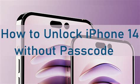 [4 Methods] How to Unlock iPhone 14 without Passcode