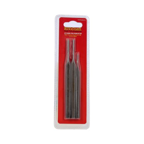 Torkcraft Long Pin Punch Set 3pc Brights Hardware Shop Online