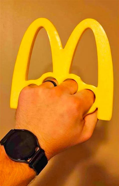 There S Now A Mcdonald S Logo Brass Knuckles And It S Called The