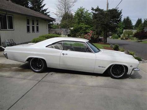 White 1965 Impala Ss Pro Touring Project Classic Chevrolet Impala