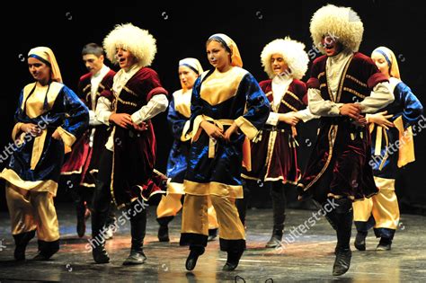 Georgian Dancers Dancing Folklore Dance Show Editorial Stock Photo ...