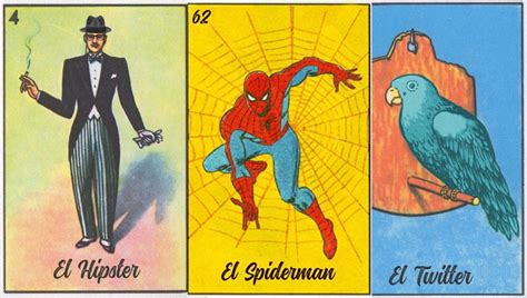 Cartoon Loteria Cards Foxhouston