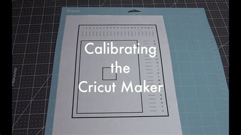 Printable Cricut Calibration Sheet