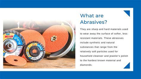 Ppt What Are Abrasives Types Of Abrasives Their Uses Powerpoint