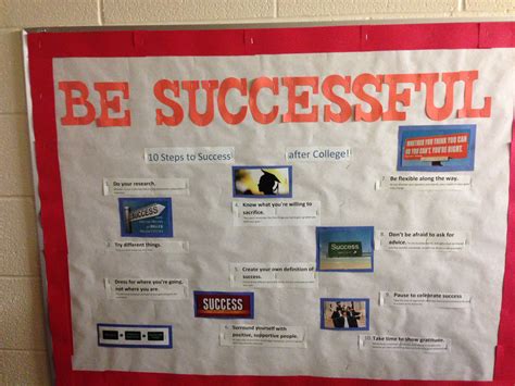 Be Successful Bb Steps To Success Success Door Decs