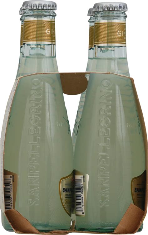 San Pellegrino Italian Sparkling Drink Ginger Beer 4 Pack Of 6 75 Fl