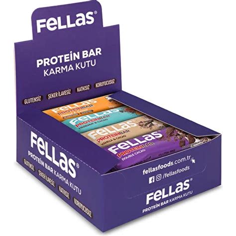 Fellas Protein Bar Gr Karma Kutu Adet E It Fiyat