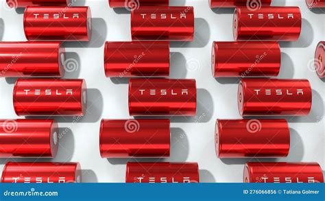 Lithium Ion Red 4680 Tesla Battery High Capacity Accumulator Cell