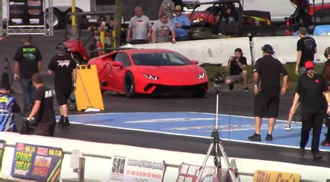 Twin Turbo Lamborghini Huracan Runs The Mile Quicker Than You Can