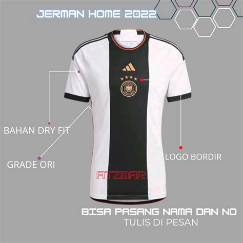 Jual Jersey Jerman Piala Dunia 2022 Grade Ori Home Away BAJU Timnas