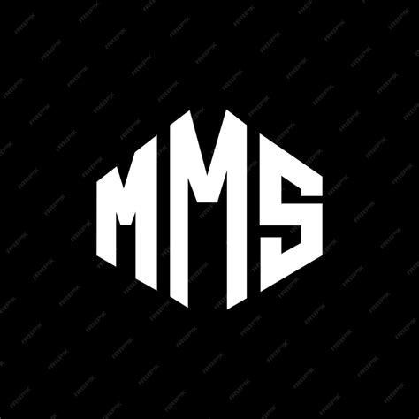 Premium Vector Mms Letter Logo Design With Polygon Shape Mms Polygon