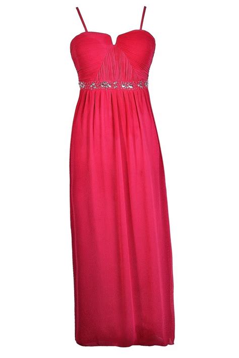 Cute Plus Size Dress Plus Size Prom Dress Plus Size Hot Pink Maxi Dress Lily Boutique