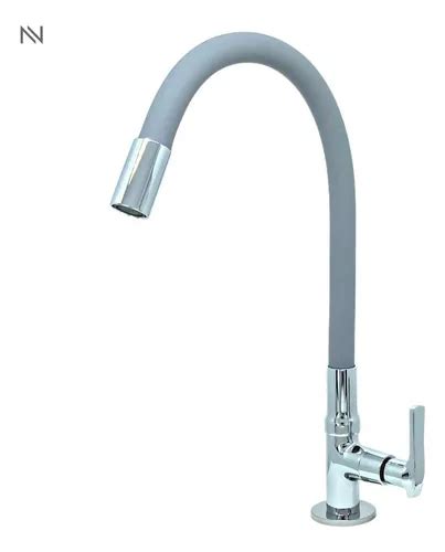 Grifo Flexible Gourmet Para Encimera De Cocina Acabado Gris