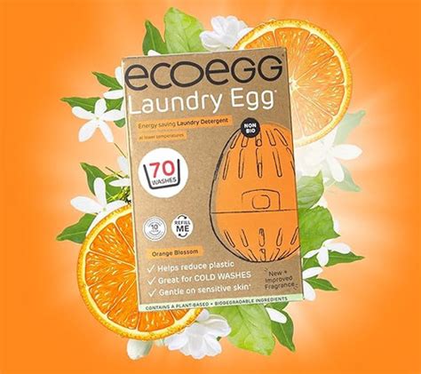 Ecoegg Laundry Egg Orange Blossom Washes Verolent