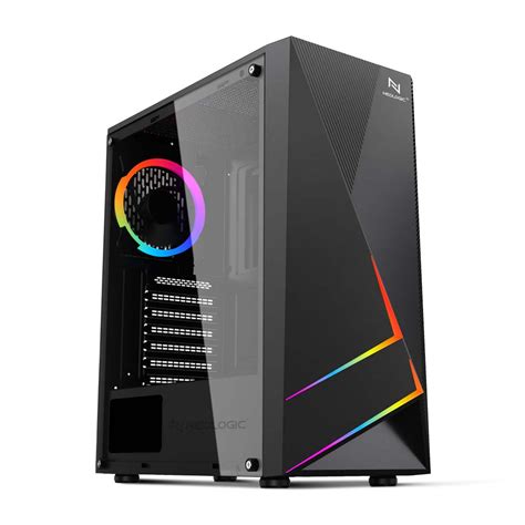 Gabinete Gamer Neologic Nl C W Branco Rgb Escorrega O Pre O