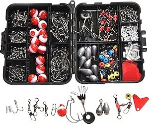 Pcs Fishing Accessories Kit With Tackle Box Including Fishing Hooks