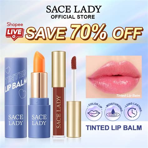 Sace Lady Lip Tint Stain Magic Lip Balm Lasting Waterproof Tinted Lip