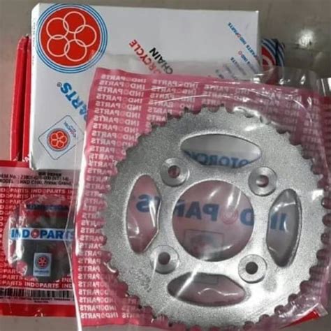 Jual Gir Set Gear Rantai Paket Supra Fit New Revo Old Indopart