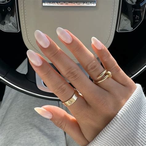 Paznokcie Na Lato Nude R Owy B Yszczyk Subtelny Fiolet Klasyczny French Biel I Chrom