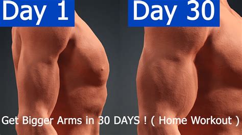 Get Bigger Arms In 30 DAYS Home Workout Bigger Arm 5 Steps To