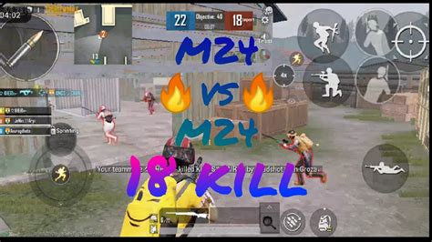 M24 🔥vs🔥m24 Tdm Pubg Mobile Game Play Youtube