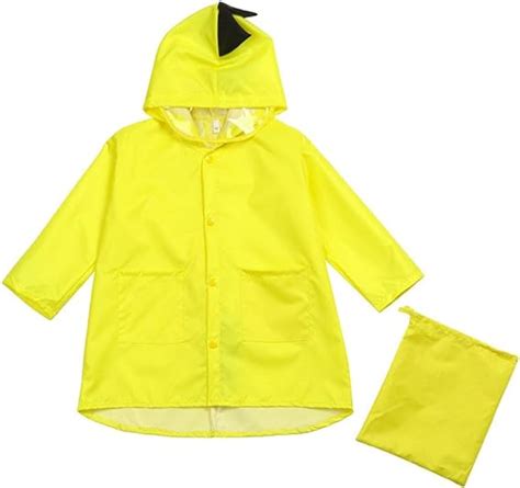 Qinmm Chubasquero Poncho Impermeable Para Ni O Ni A Beb Con Capucha